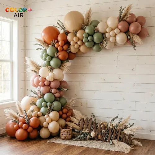 Boho Earth Tones Balloon Arch Kit