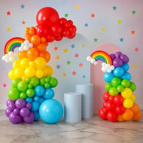 Rainbow Balloon Arch Kit
