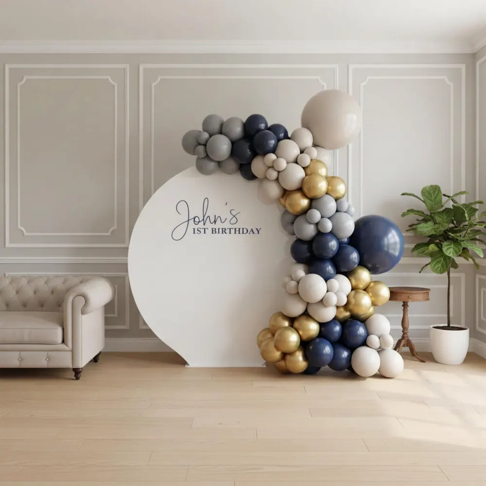 Navy Blue Balloon Garland Kit, photo 1