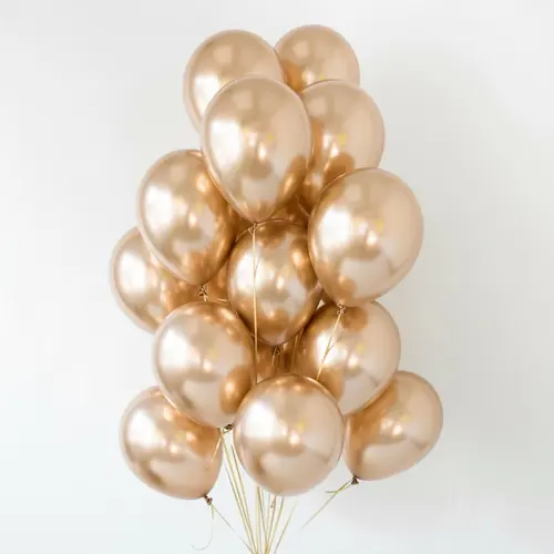 Champagne Gold Chrome Balloons