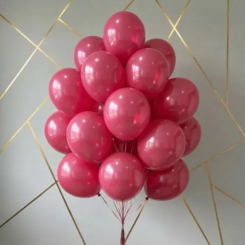 Fuchsia Pink Latex Balloons