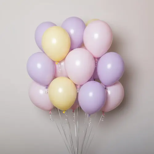 Lilac, Yellow & Pink Balloon Bouquet