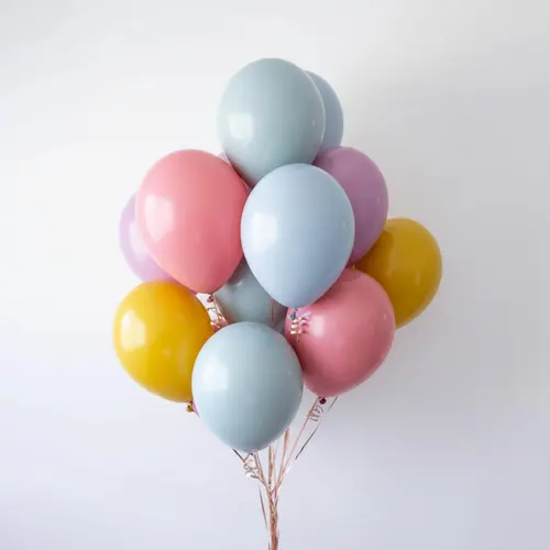 Pastel Rainbow Balloon Bouquet