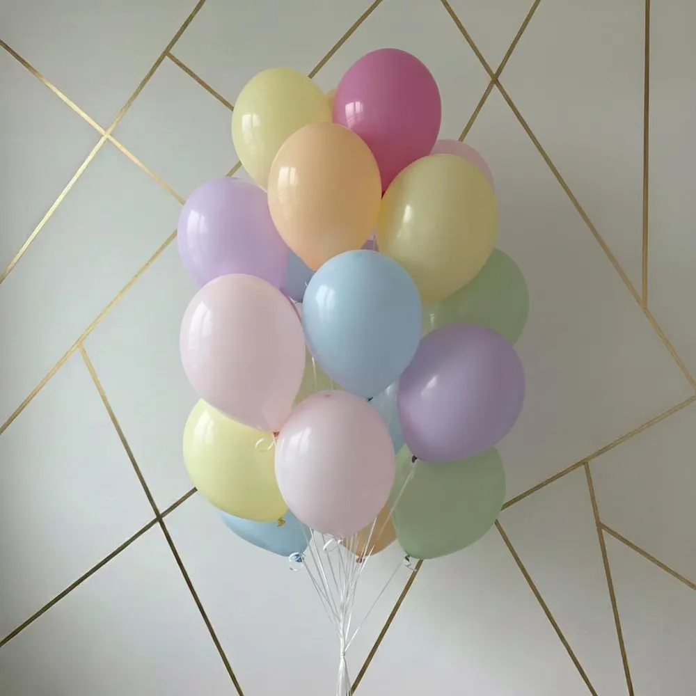 Pastel Rainbow Latex Balloons, photo 1