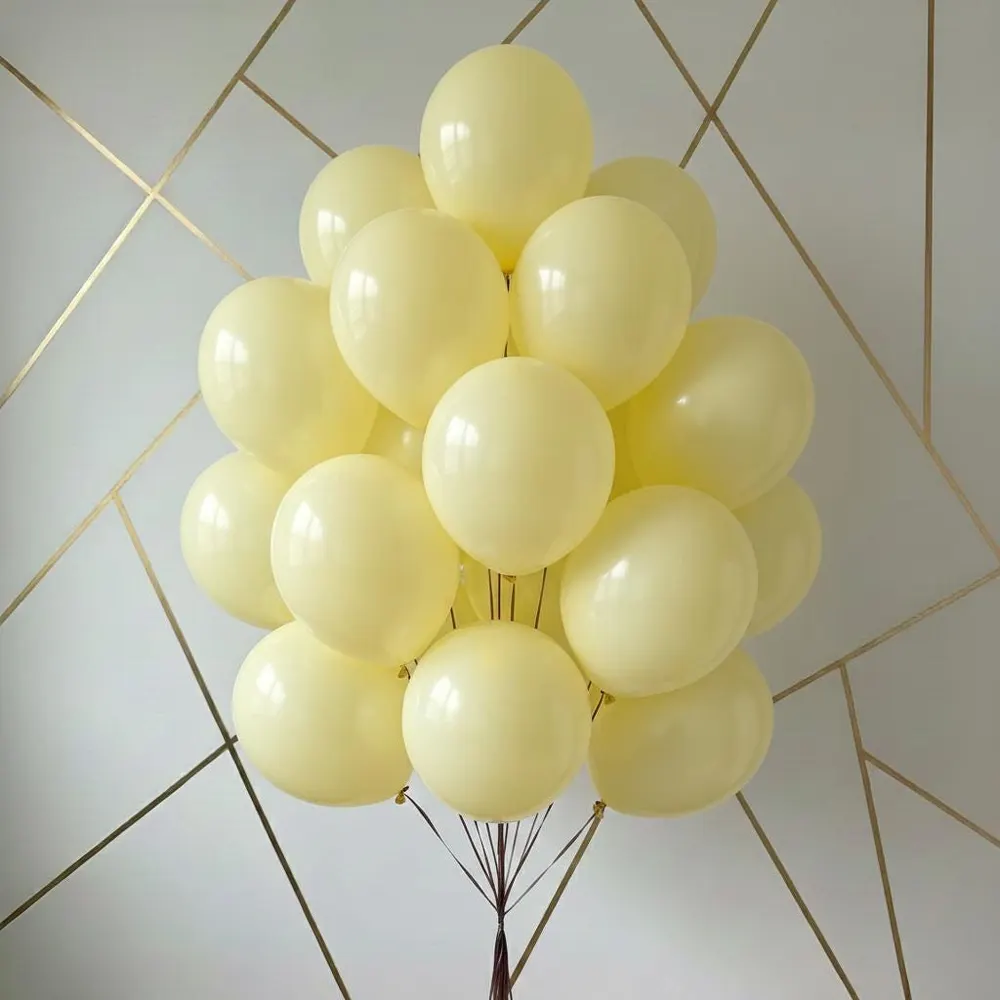 Cream Yellow Balloon Bouquet, photo 1