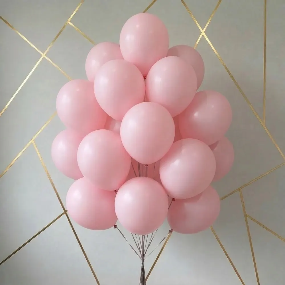 Pastel Pink Latex Balloons, photo 1