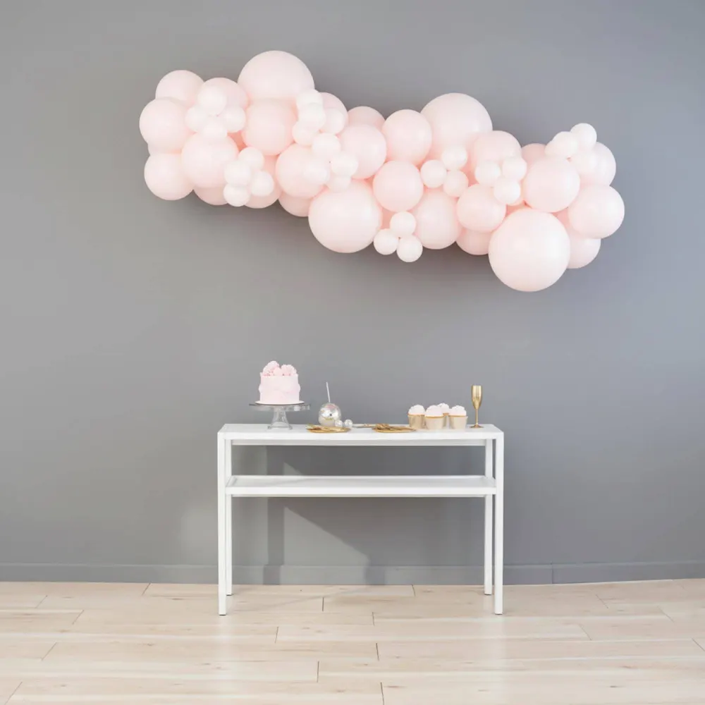 Pastel Pink Balloon Garland Kit, photo 1