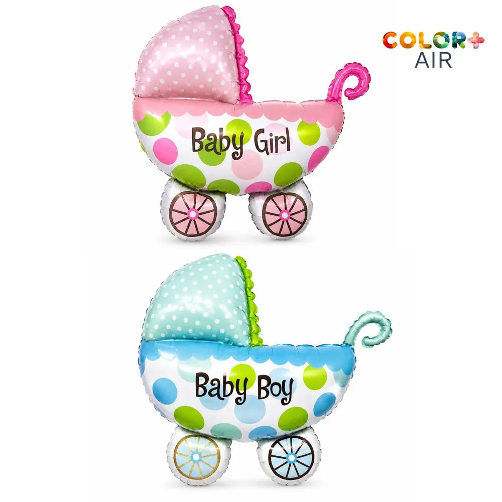 Baby Carriage Foil Balloon, photo 1