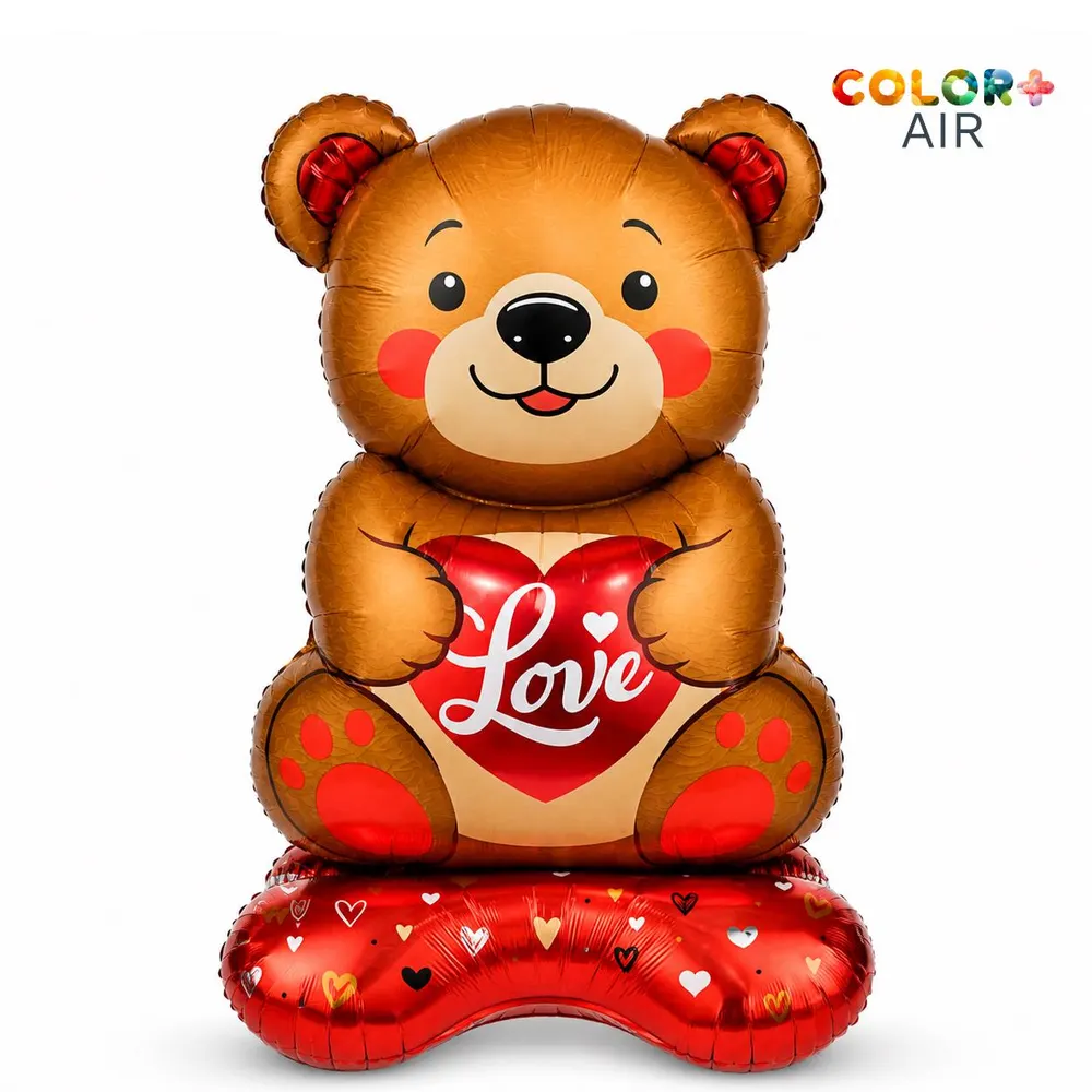 Giant Standing Love Bear Balloon, photo 1