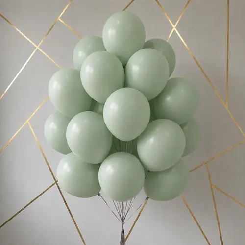 Pastel Green Latex Balloons