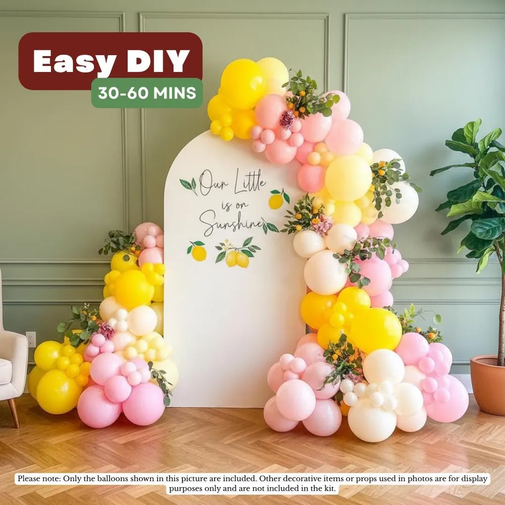 Lemon Sunshine: balloon arch, photo 1