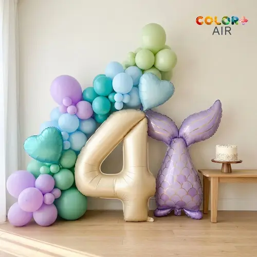 Mermaid Under the Sea Balloon Set