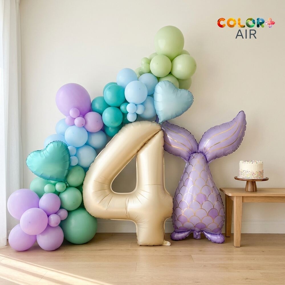 Mermaid Under the Sea Balloon Set